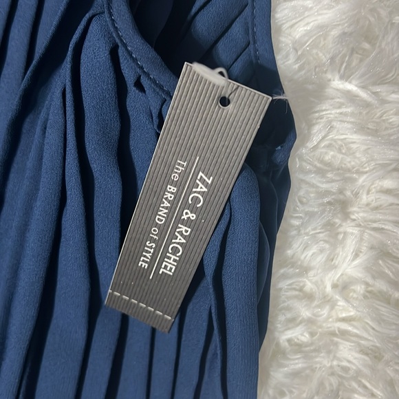 NWT Zac & Rachel top navy blue, size XL - Picture 3 of 5